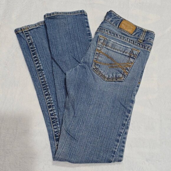 Aeropostale ✦ Bayla Skinny Jeans ✦ Medium Wash Stretch Denim Y2k Vibes Size 1–2 - Picture 2 of 11